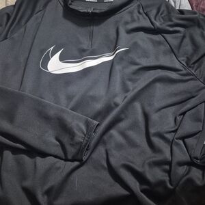 Nike Black and White Sweatshirt